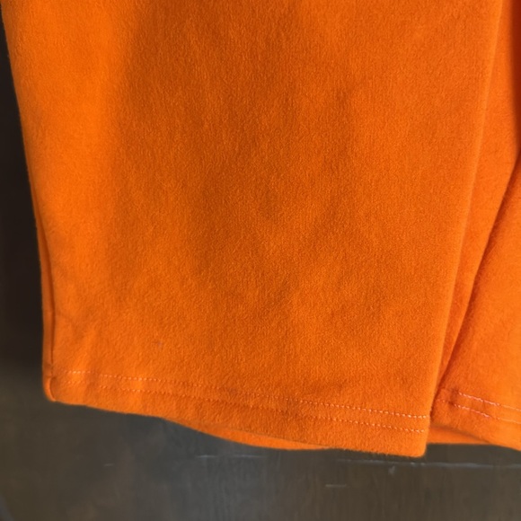 NWT Orange Fleece 2 piece Rebdolls "Look Alike" Insulated Cropped top & Shorts - Picture 12 of 15